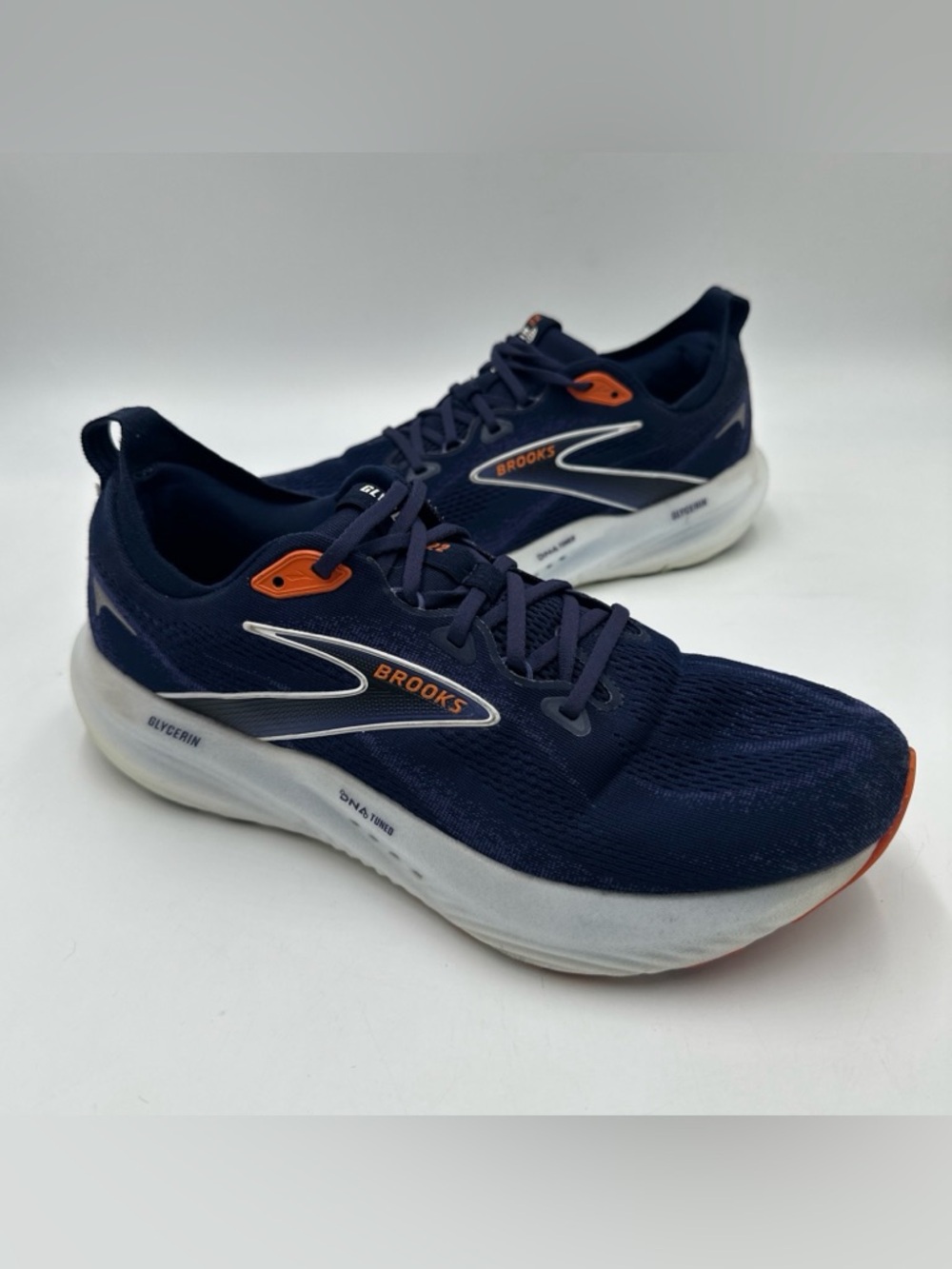 Brooks Glycerin 22 Men’s 12D Blue Running Shoes Athletic Sneaker EUC